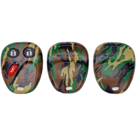 Motormite Keyless Remote Case Replacement Green Ca, 13618Gnc 13618GNC